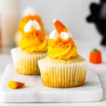 featured candy corn cupcakes