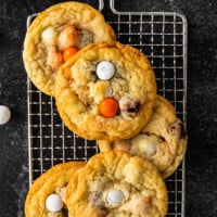 featured halloween m&m cookies