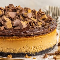 featured peanut butter cup cheesecake