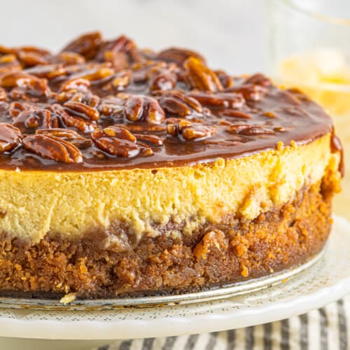 Pecan Pie Cheesecake Recipe - Easy Dessert Recipes