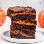 featured pumpkin brownies
