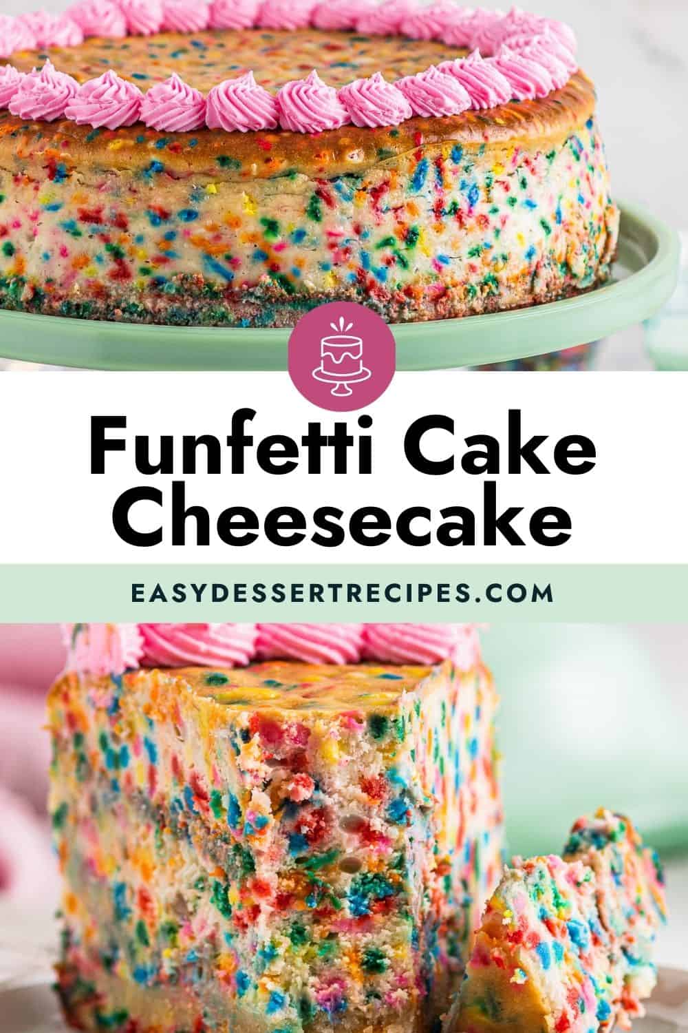 funfetti cheesecake pinterest