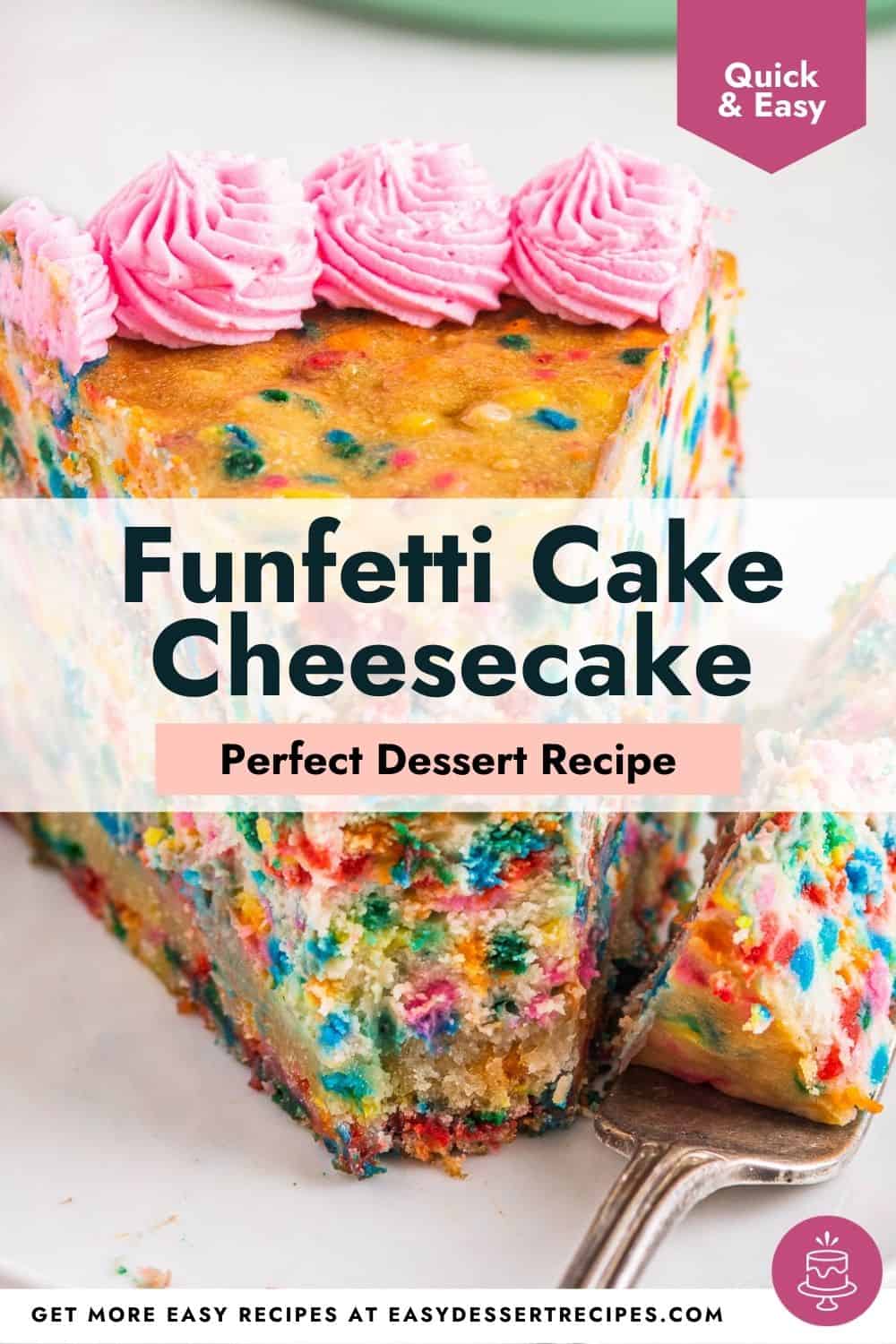 funfetti cheesecake pinterest