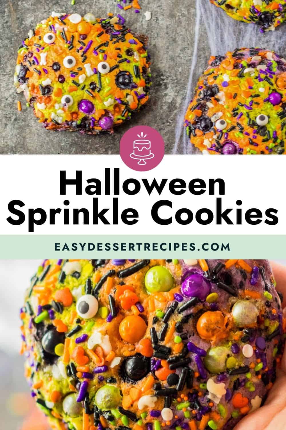 halloween sprinkle cookies pinterest