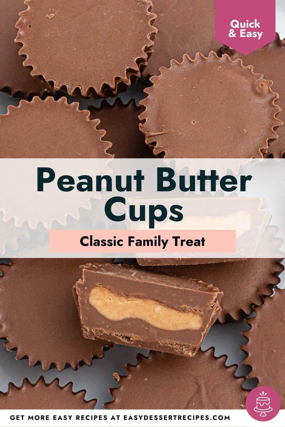 homemade peanut butter cups pinterest