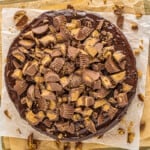 how to make peanut butter cup cheesecake