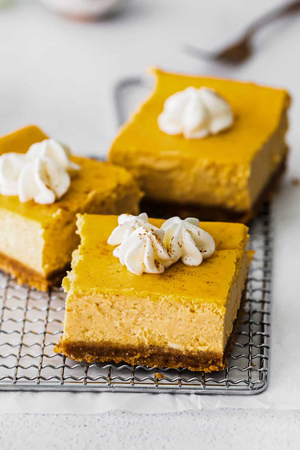 Pumpkin Cheesecake Bars Recipe Easy Dessert Recipes