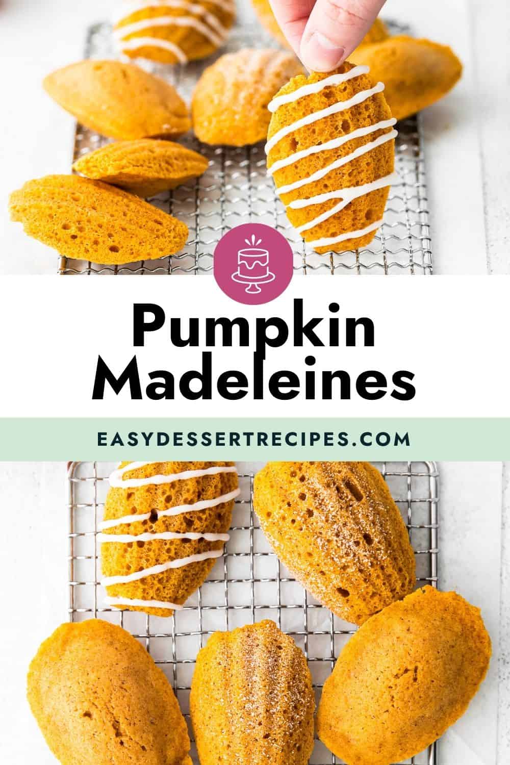 pumpkin madeleines pinterest