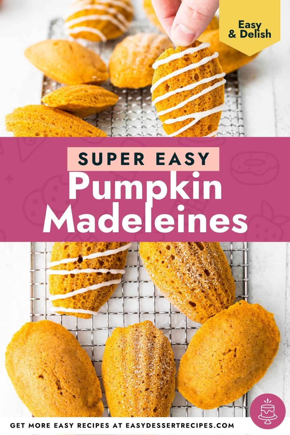 pumpkin madeleines pinterest