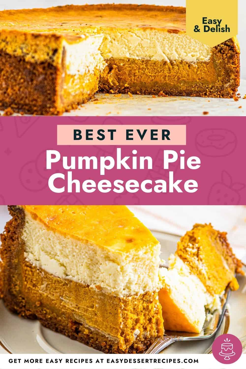 pumpkin pie cheesecake pinterest