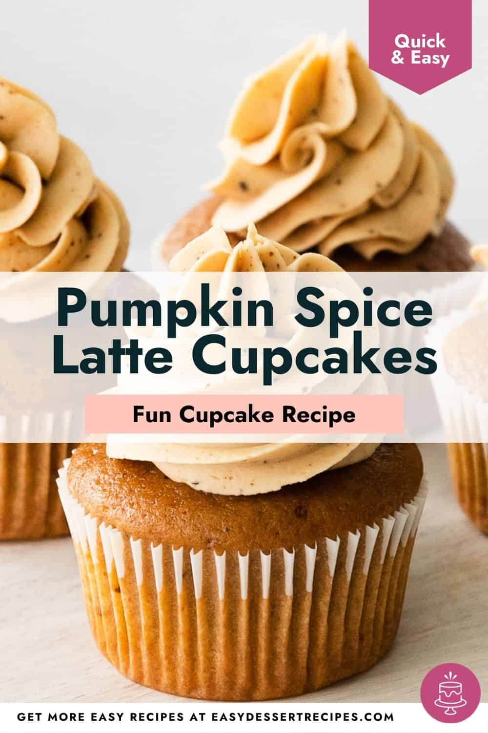 pumpkin spice latter cupcakes pinterest