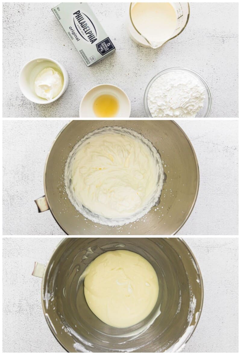 step by step photos for how to make cheesecake mousse