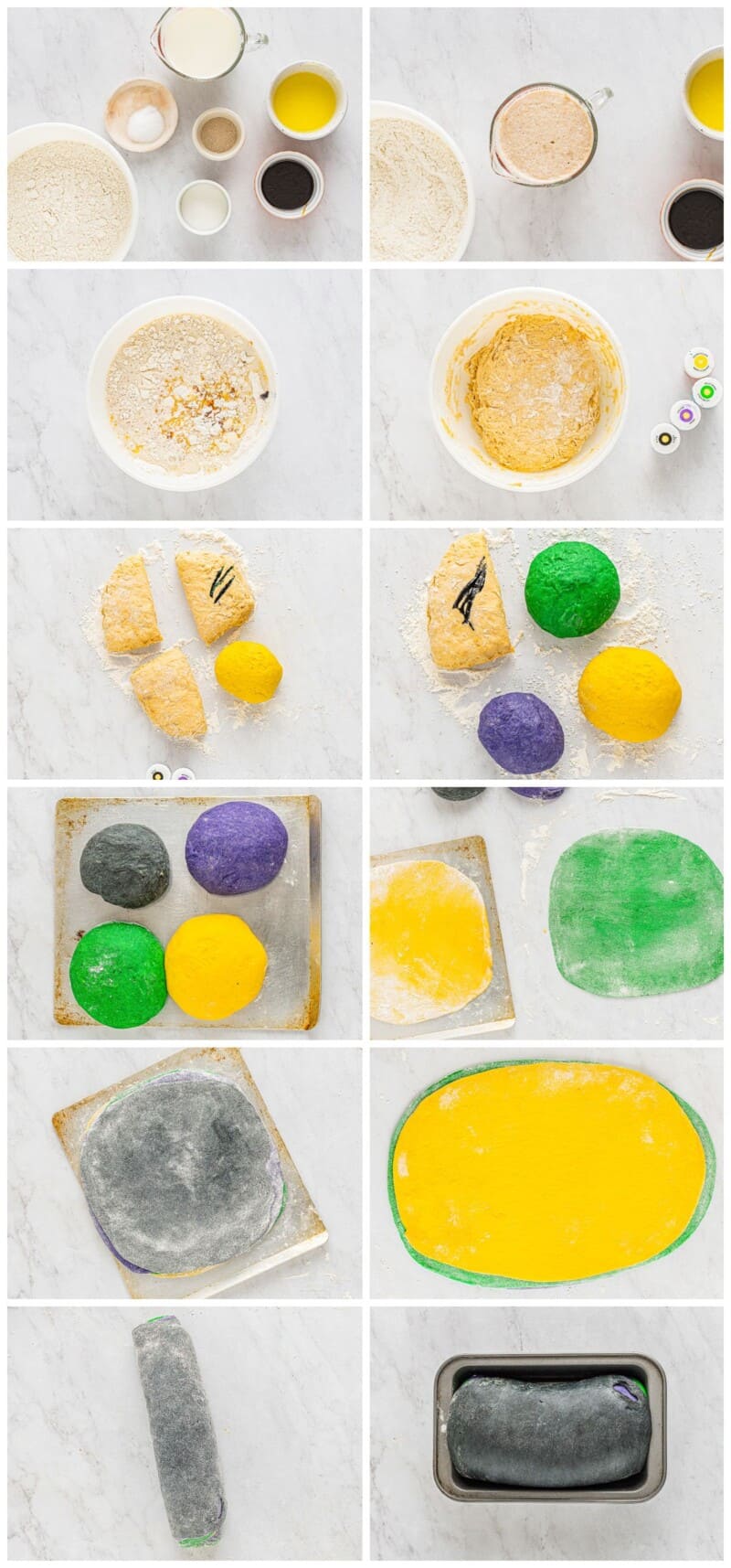 step by step photos for how to make halloween bread