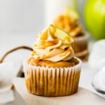 featured caramel apple cupcakes