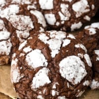 brownie mix crinkle cookies