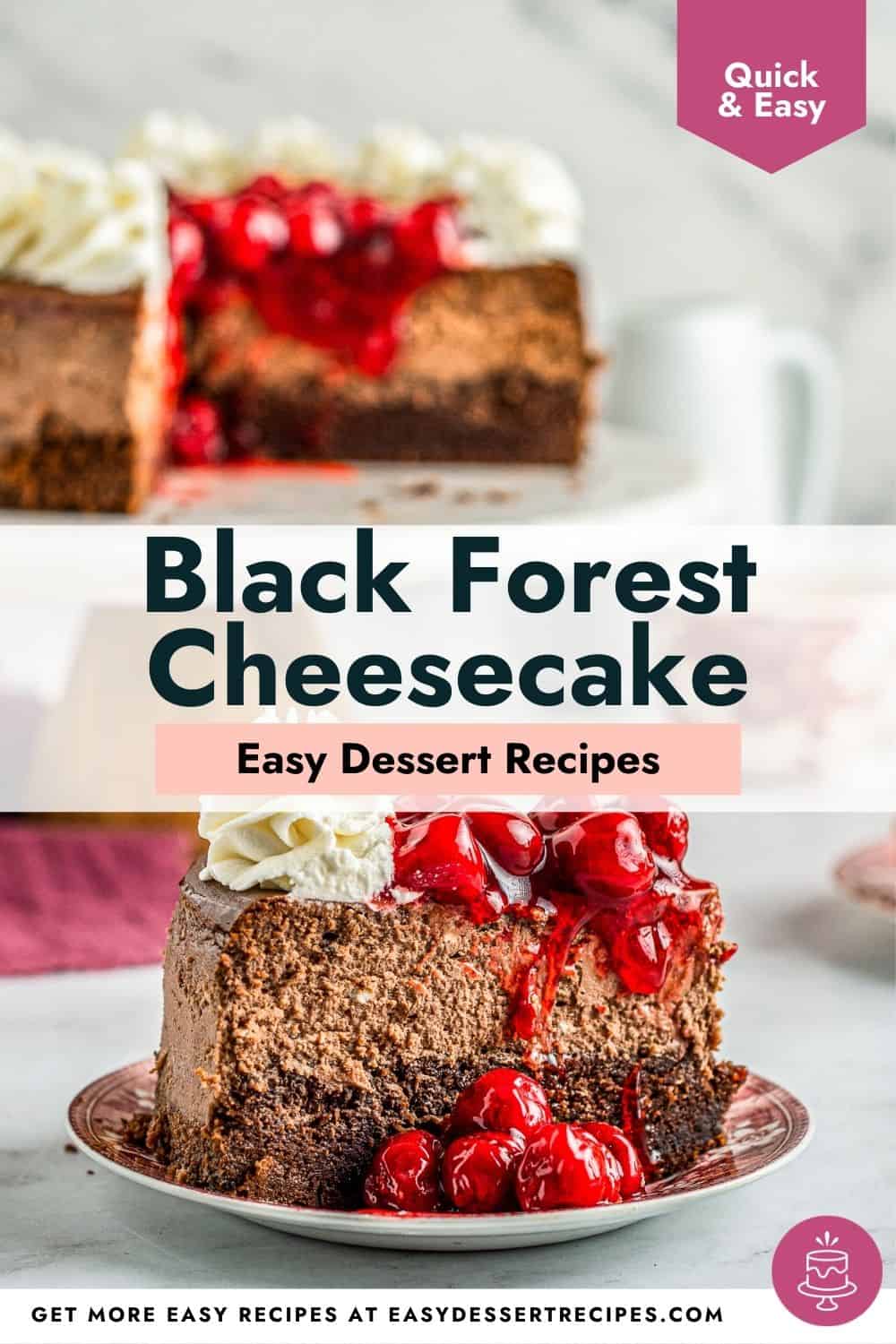 black forest cheesecake pinterest