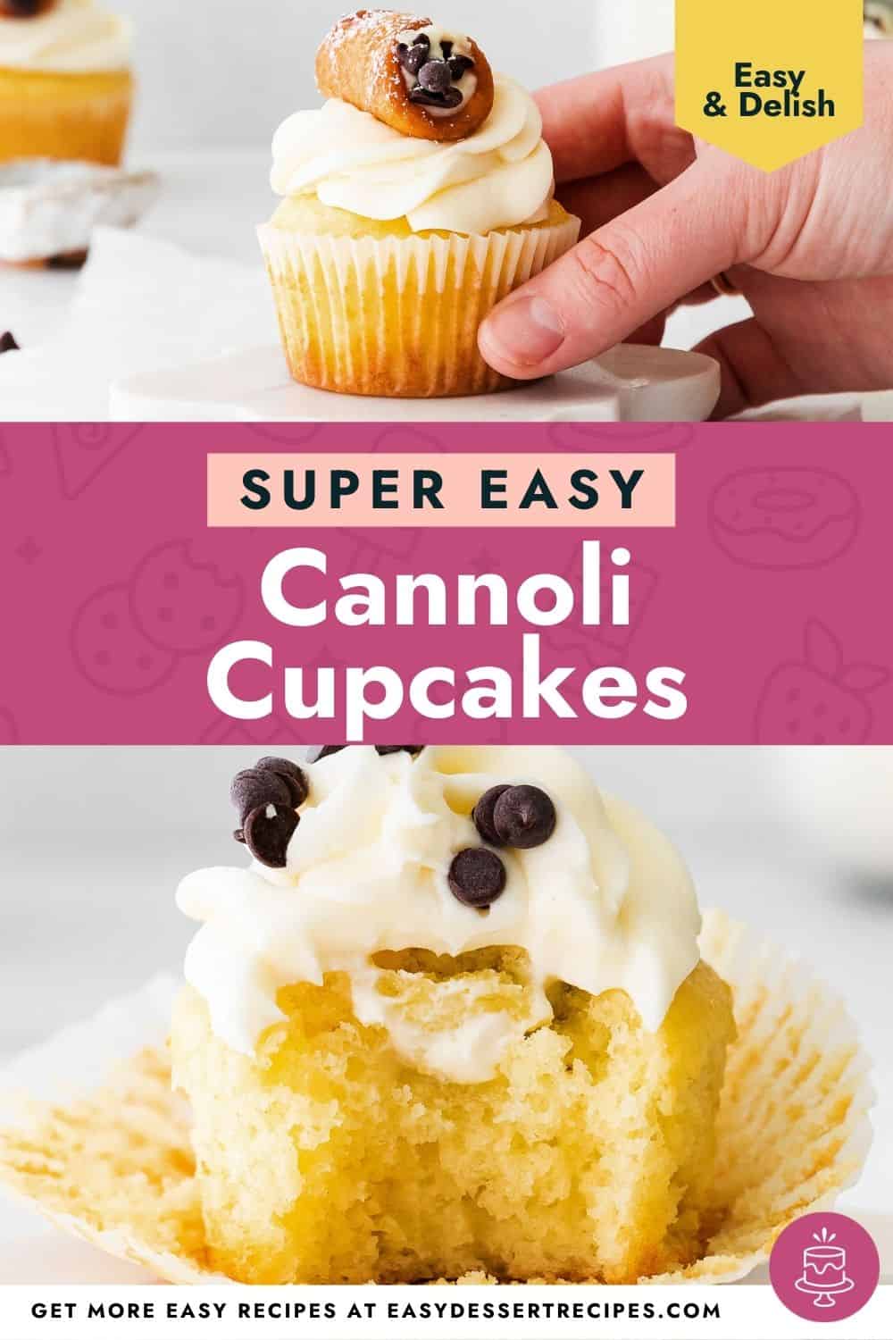 cannoli cupcakes pinterest