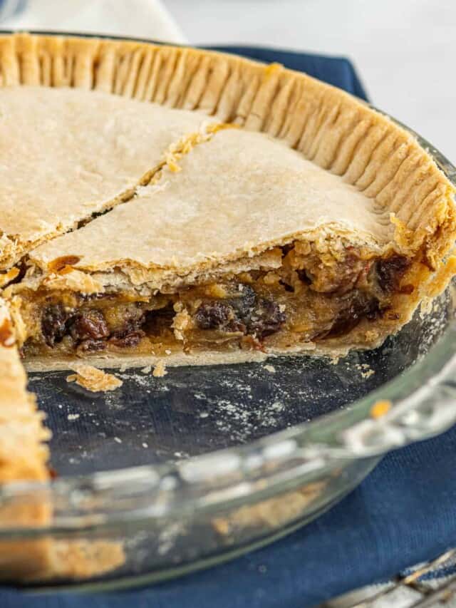 Sour Cream Raisin Pie Story - Easy Dessert Recipes