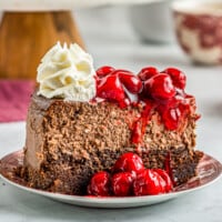 featured black forest cheesecake