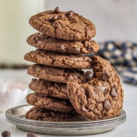 featured chocolate cake mix cookies