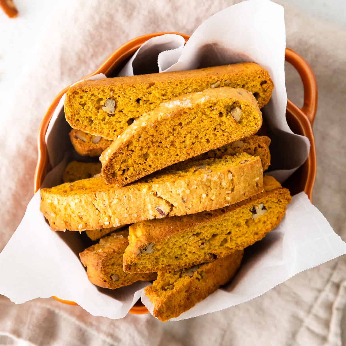 Pumpkin Biscotti with Pecans, Easy Cookie Recipe