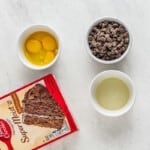 ingredients for chocolate cake mix cookies