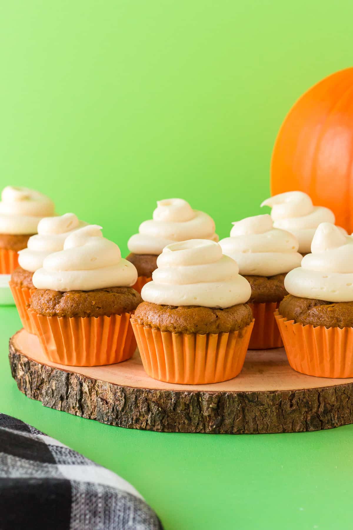 Pumpkin Cupcakes with Cream Cheese Frosting Story Easy Dessert Recipes