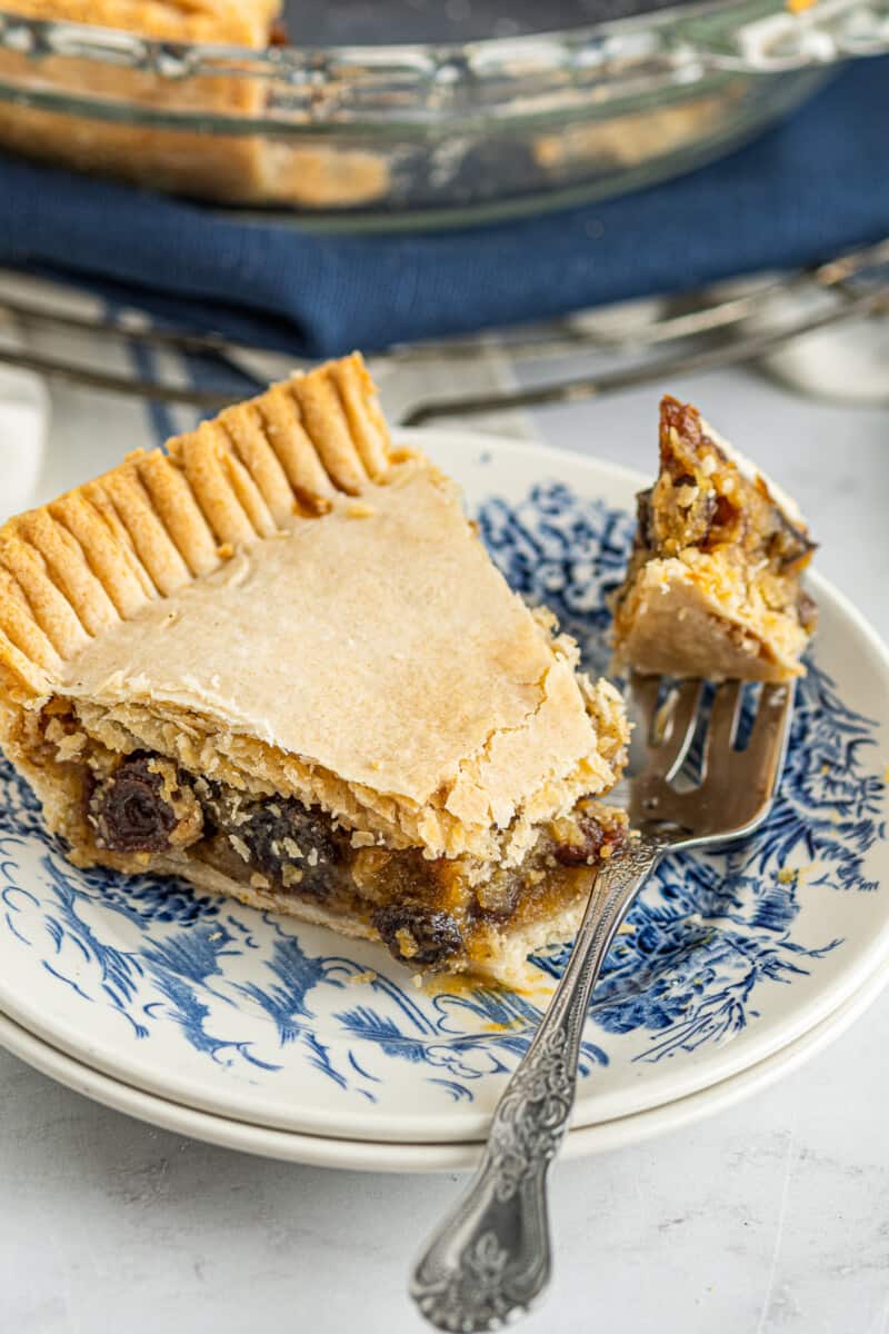 bite out of raisin pie