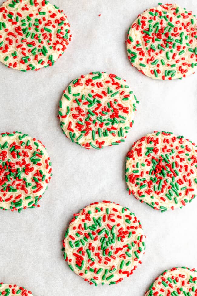 Christmas Sprinkle Cookies Recipe - Easy Dessert Recipes