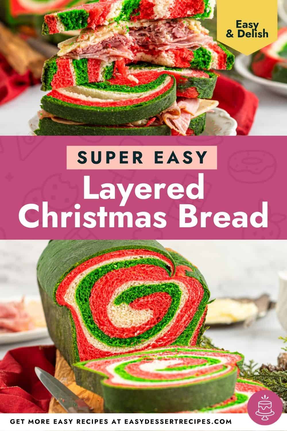 christmas swirl bread pinterest