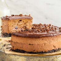 featured cherry chocolate cheesecake