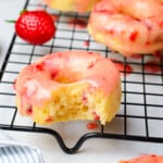 featured baked strawberry donuts