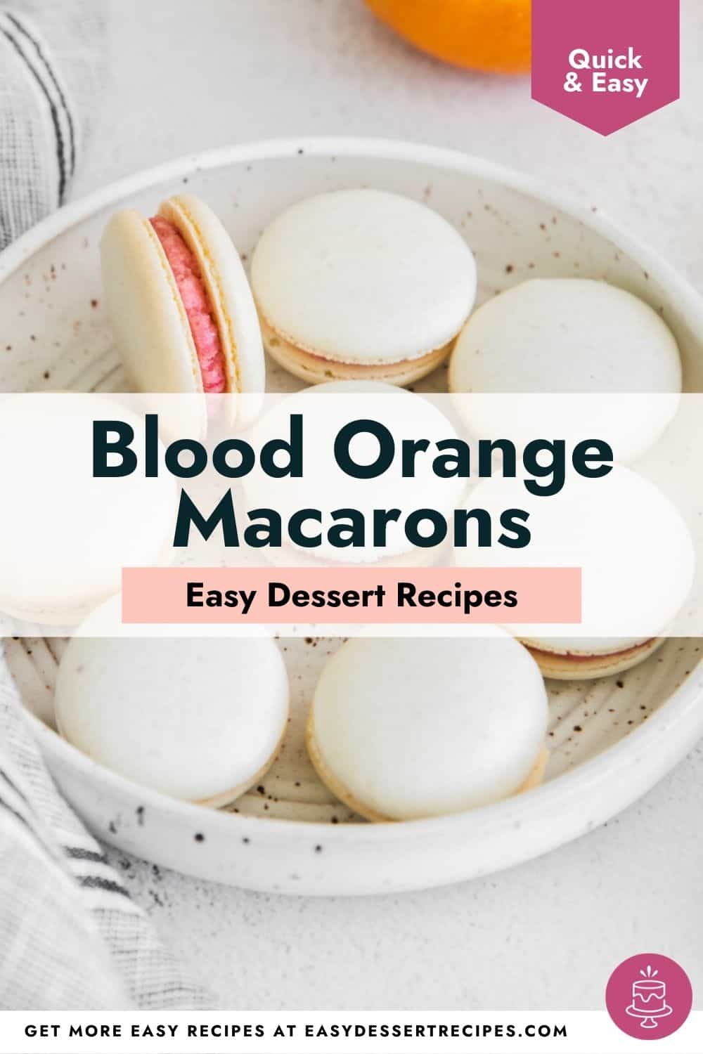blood orange macarons pinterest