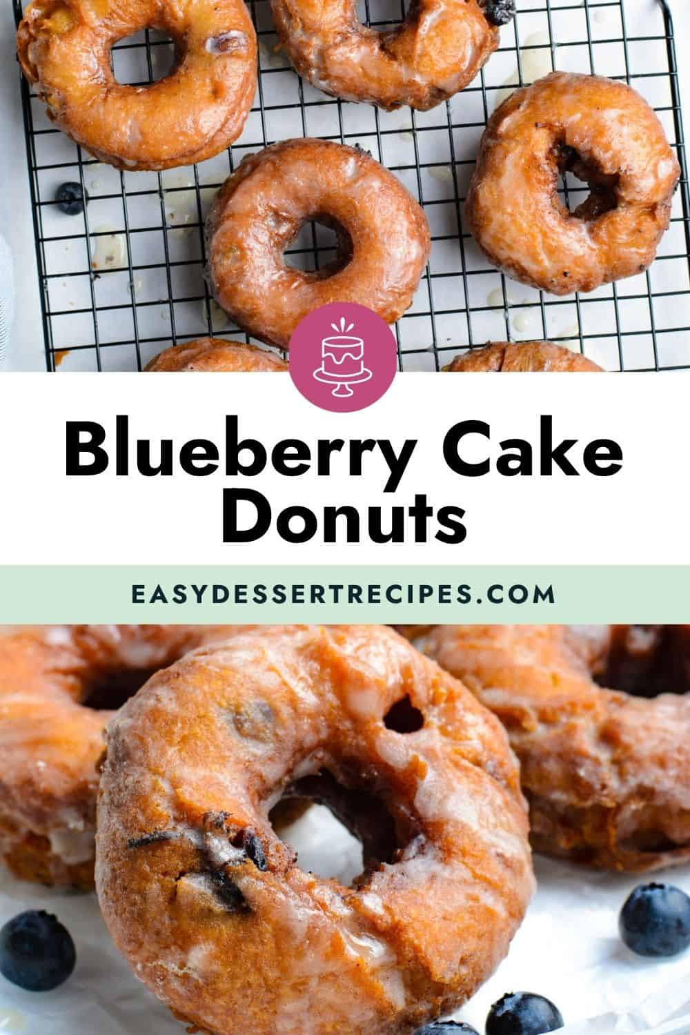 blueberry cake donuts pinterest