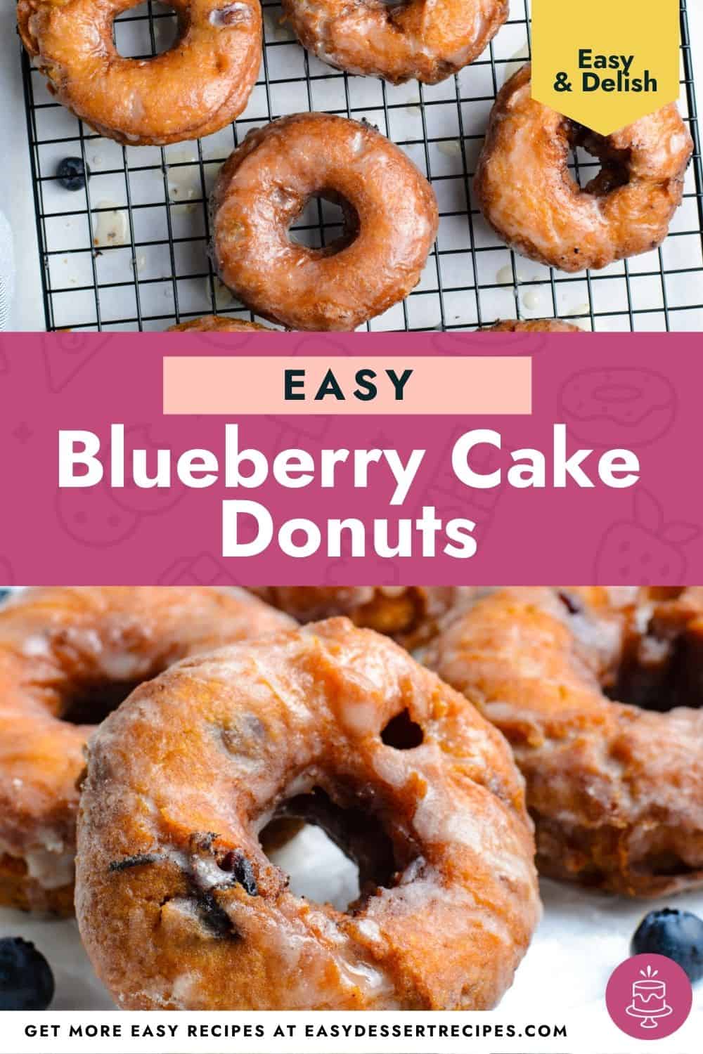 blueberry cake donuts pinterest