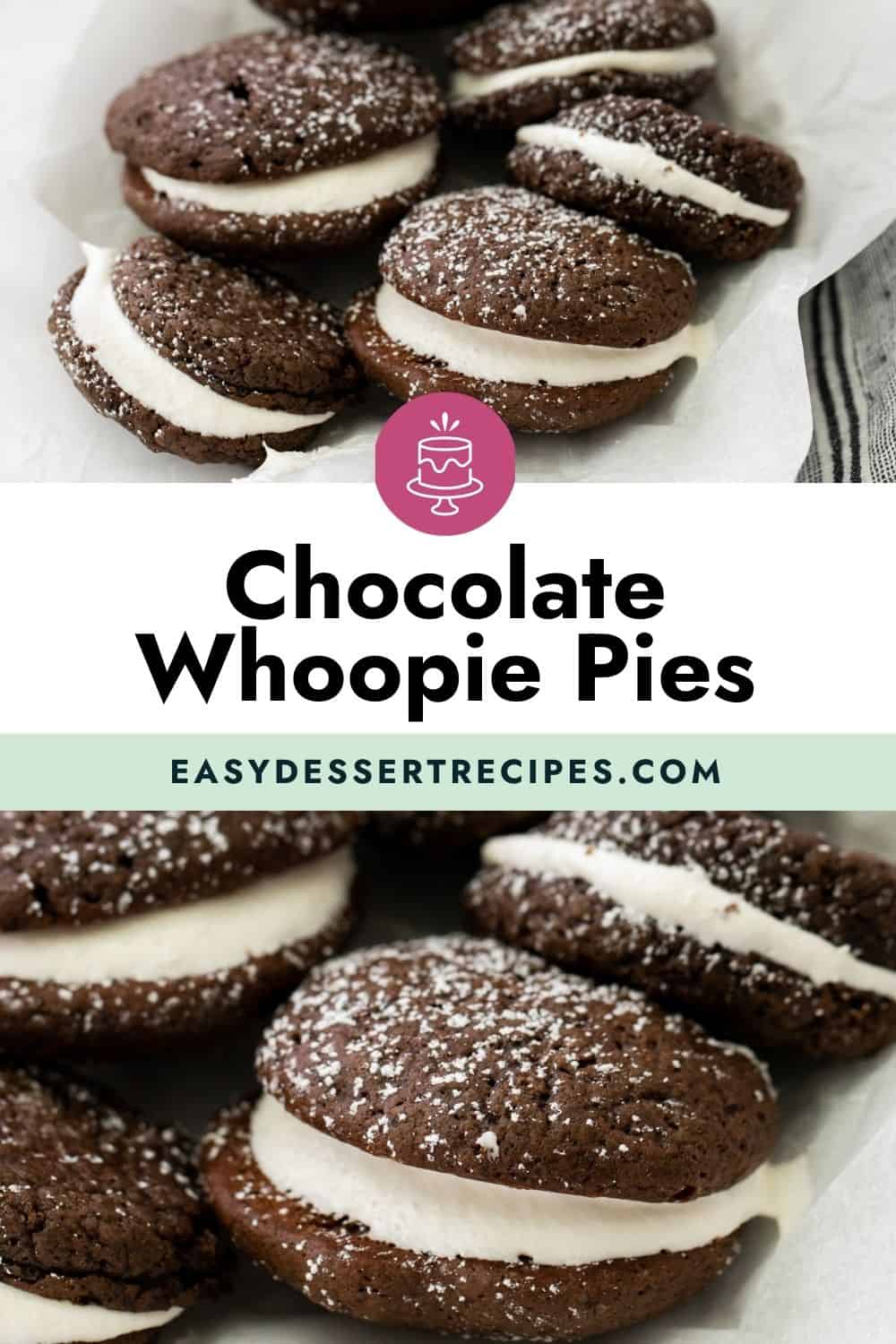 chocolate whoopie pies pinterest