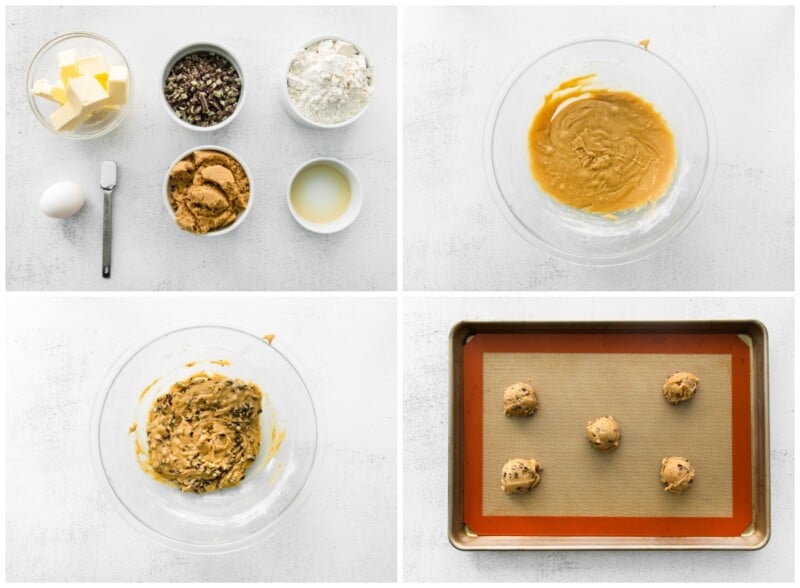 step by step photos for how to make andes mint cookies