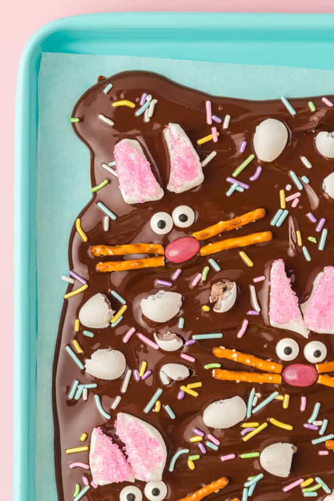 Bunny Bark (Easter Chocolate Bark) - Easy Dessert Recipes