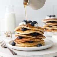 featured blueberry pancakes