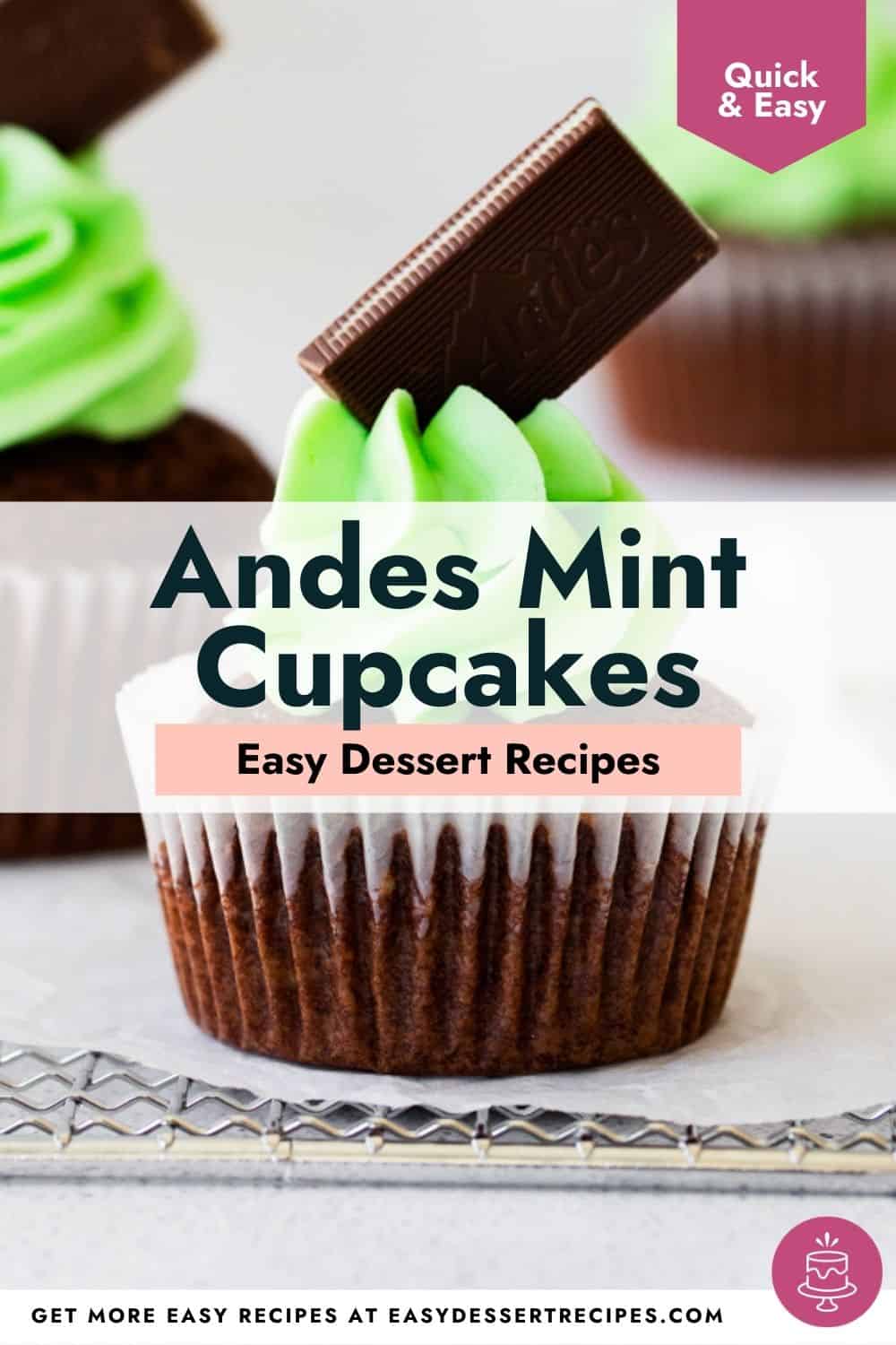 andes mint cupcakes pinterest