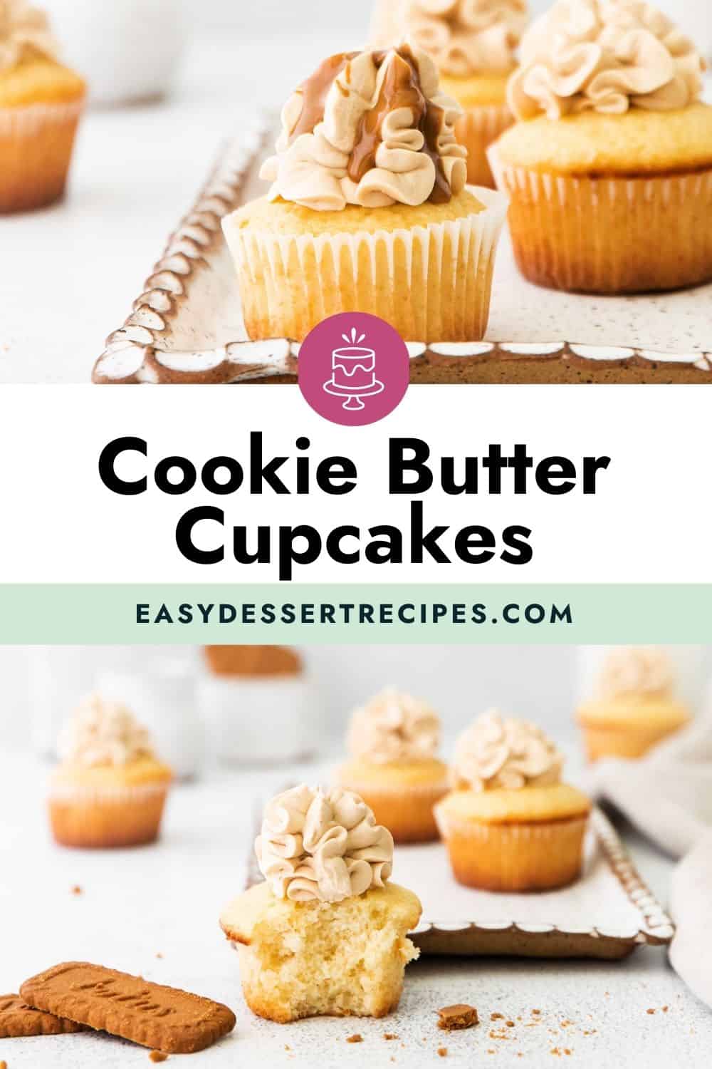 cookie butter cupcakes pinterest