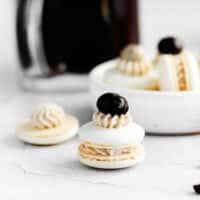 featured coffee macarons.