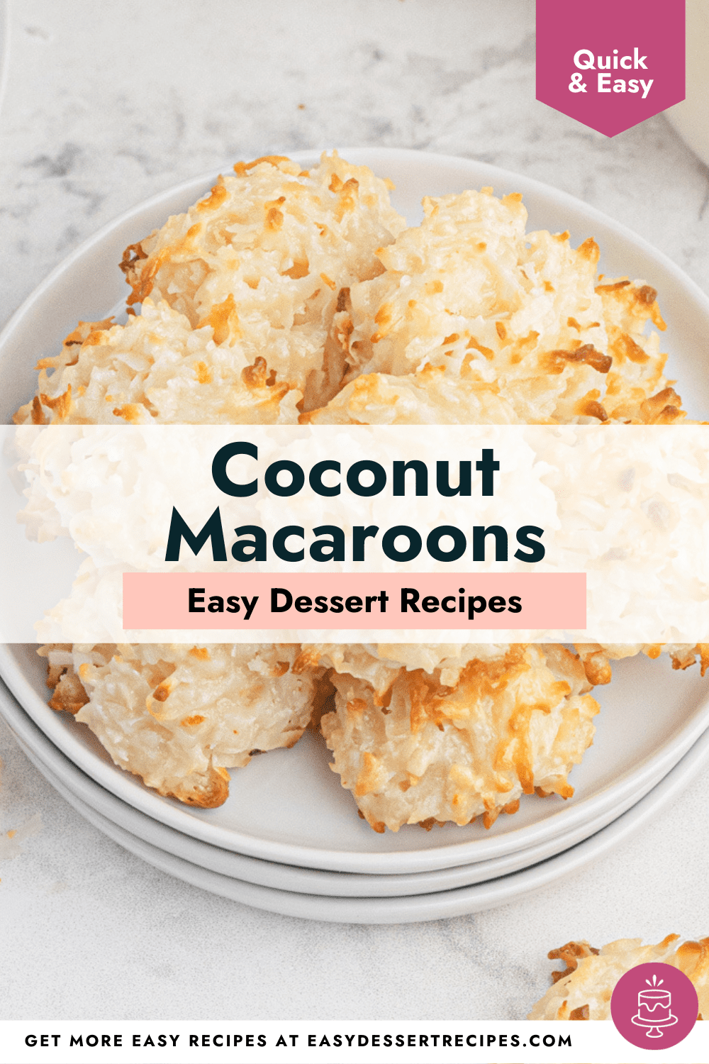 coconut macaroons easy dessert recipes.