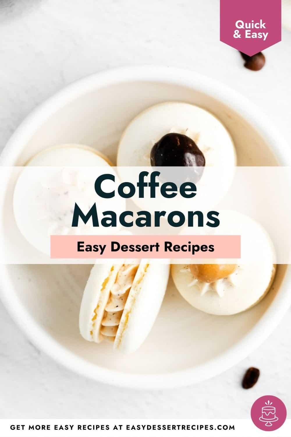 coffee macarons pinterest.