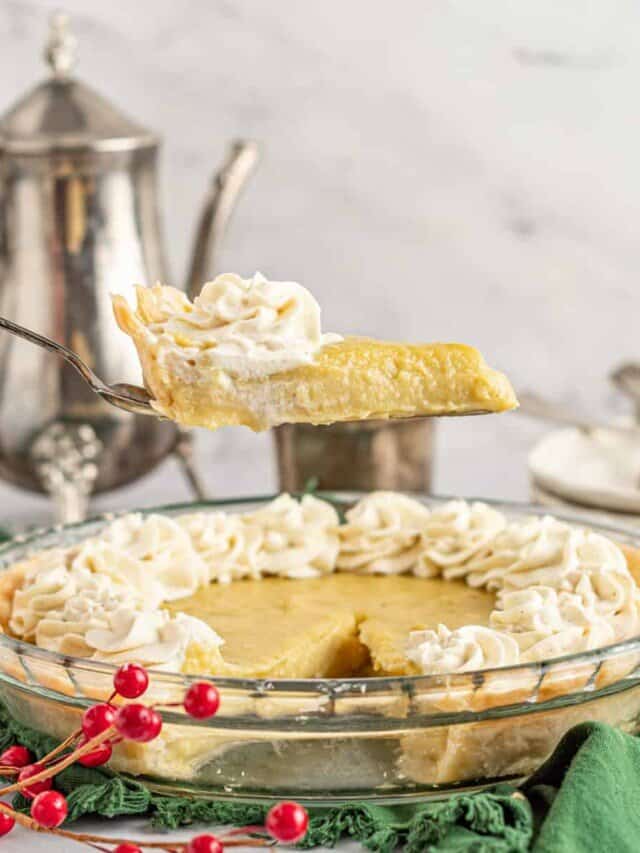 Eggnog Pie Story Easy Dessert Recipes