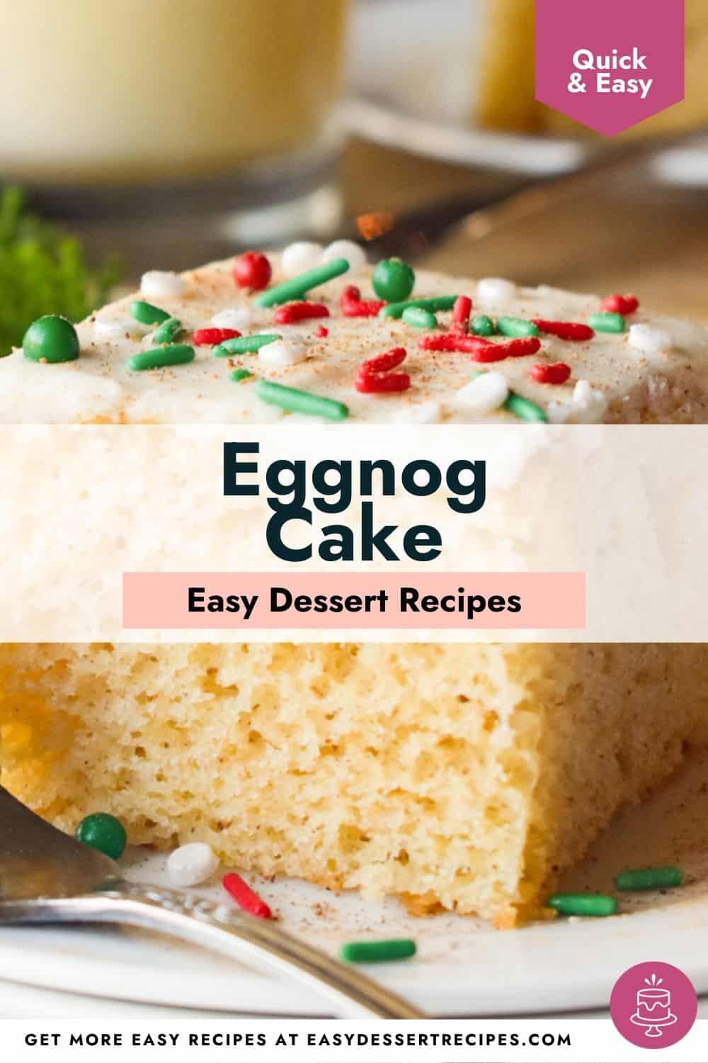 eggnog sheet cake pinterest.
