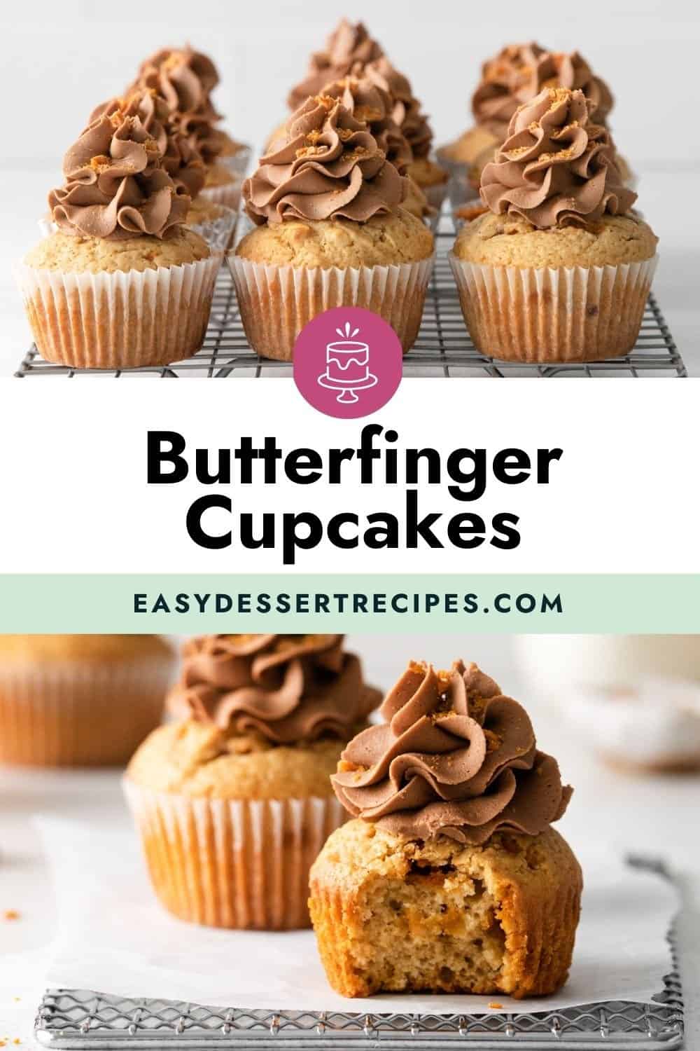 butterfinger cupcakes pinterest.