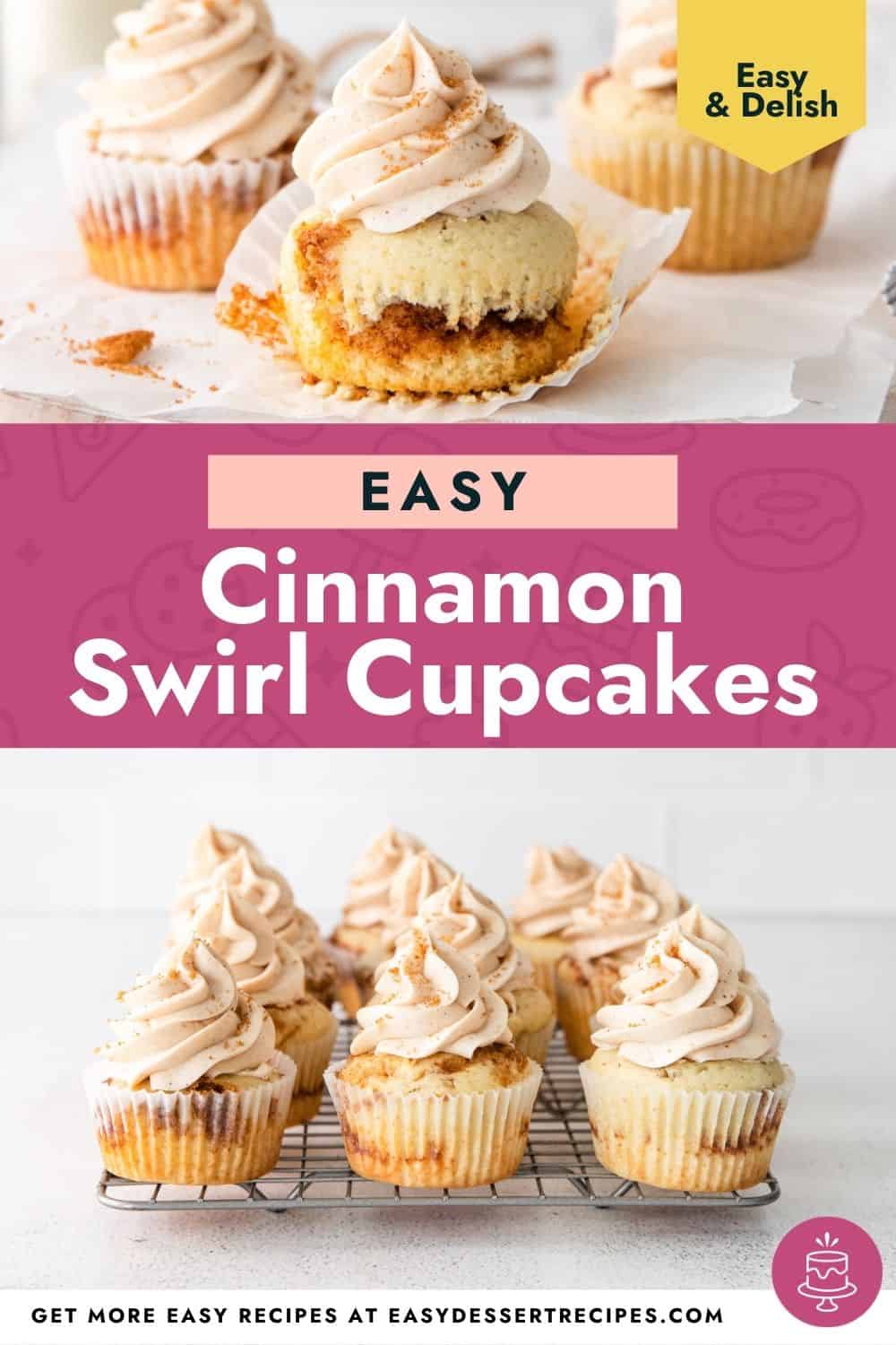 cinnamon swirl cupcakes pinterest.