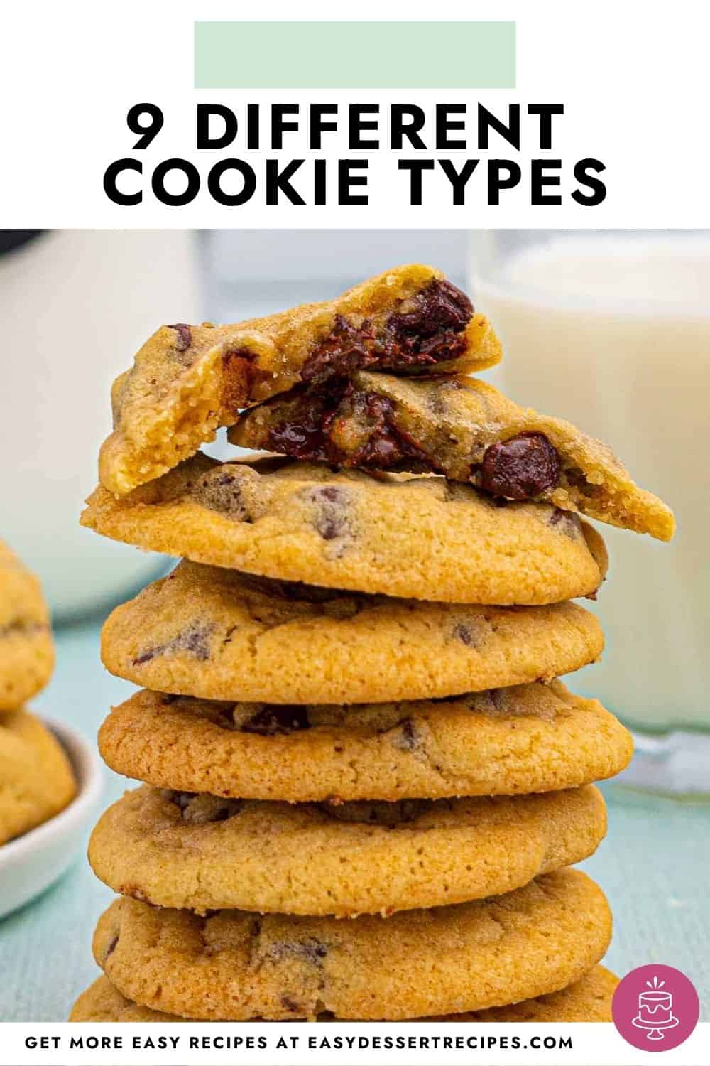 9 different cookie types pin