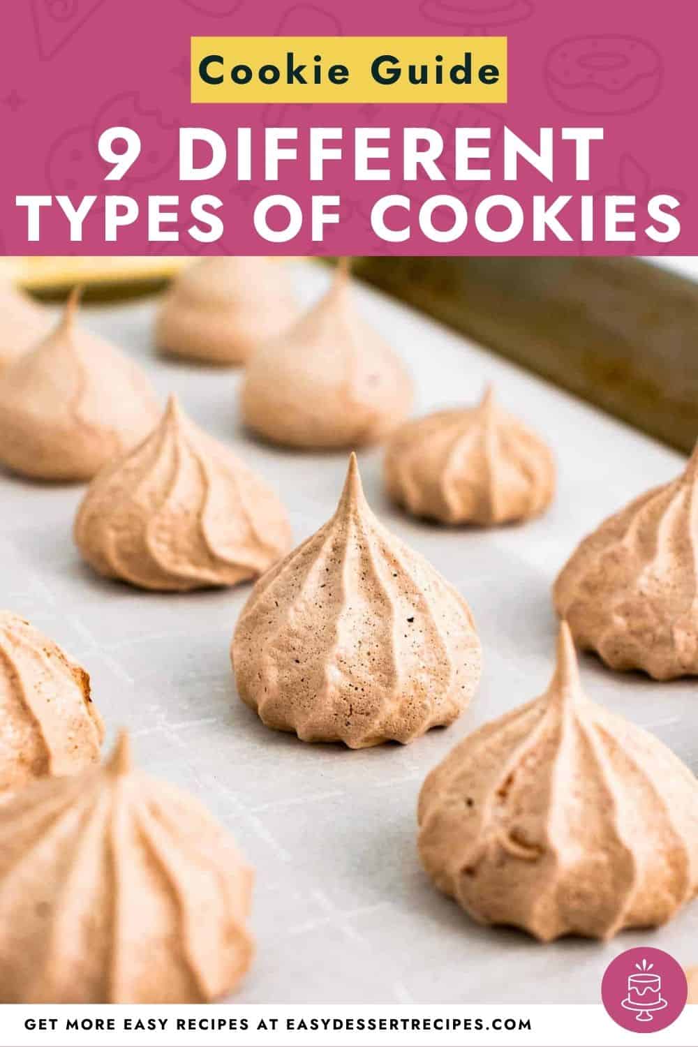 9 different types of cookies pin